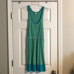 Striped Cinched Waist Dress